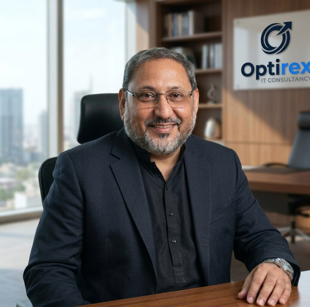 Founder and Managing Director of Optirex, a veteran enterprise IT executive